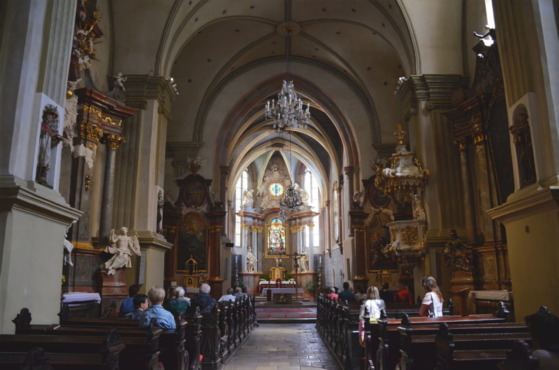 Interior of the Franciscan Church in Bratislava 3